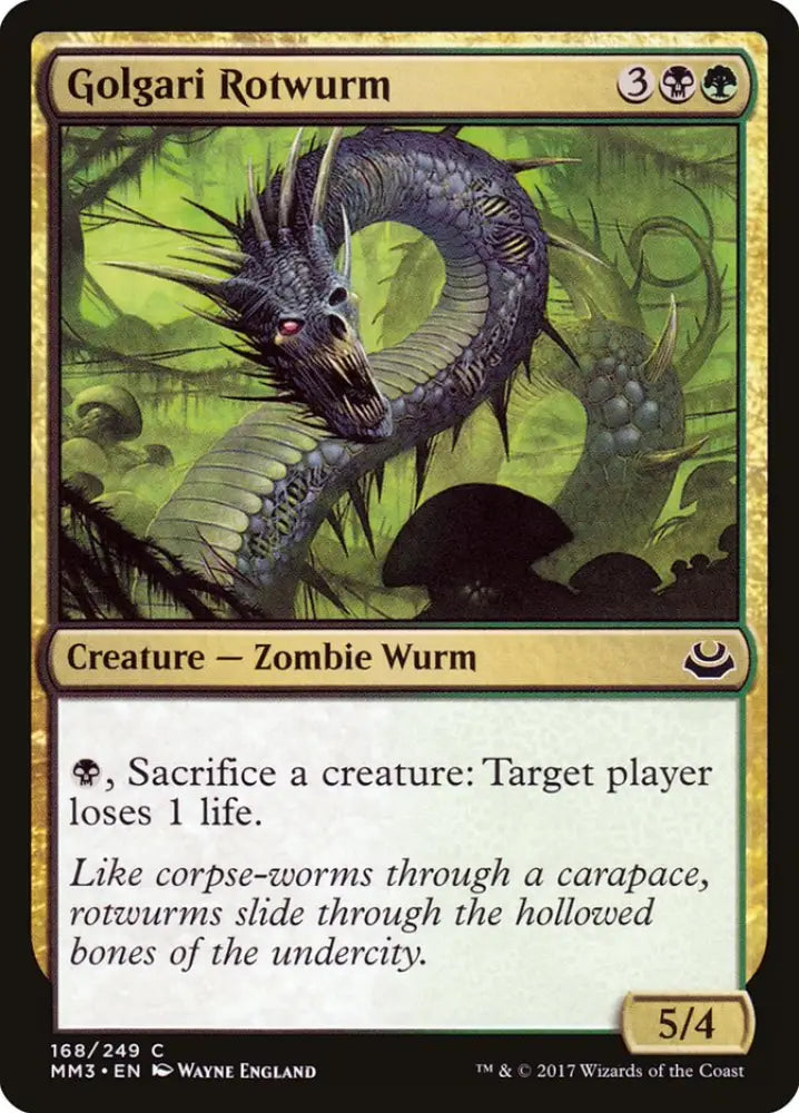 Golgari Rotwurm [Modern Masters 2017] - MTG Single