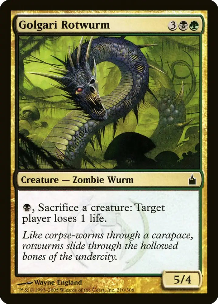 Golgari Rotwurm [Ravnica: City of Guilds] - MTG Single