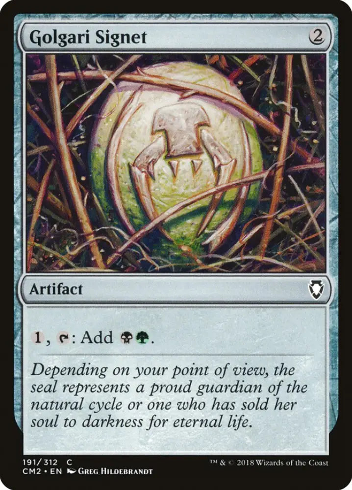 Golgari Signet (191/312) [Commander Anthology Volume II] - MTG Single