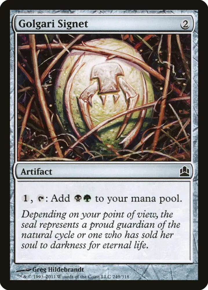 Golgari Signet [Commander 2011] - MTG Single