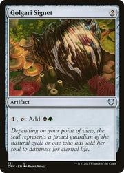 Golgari Signet [Phyrexia: All Will Be One Commander] - MTG Single