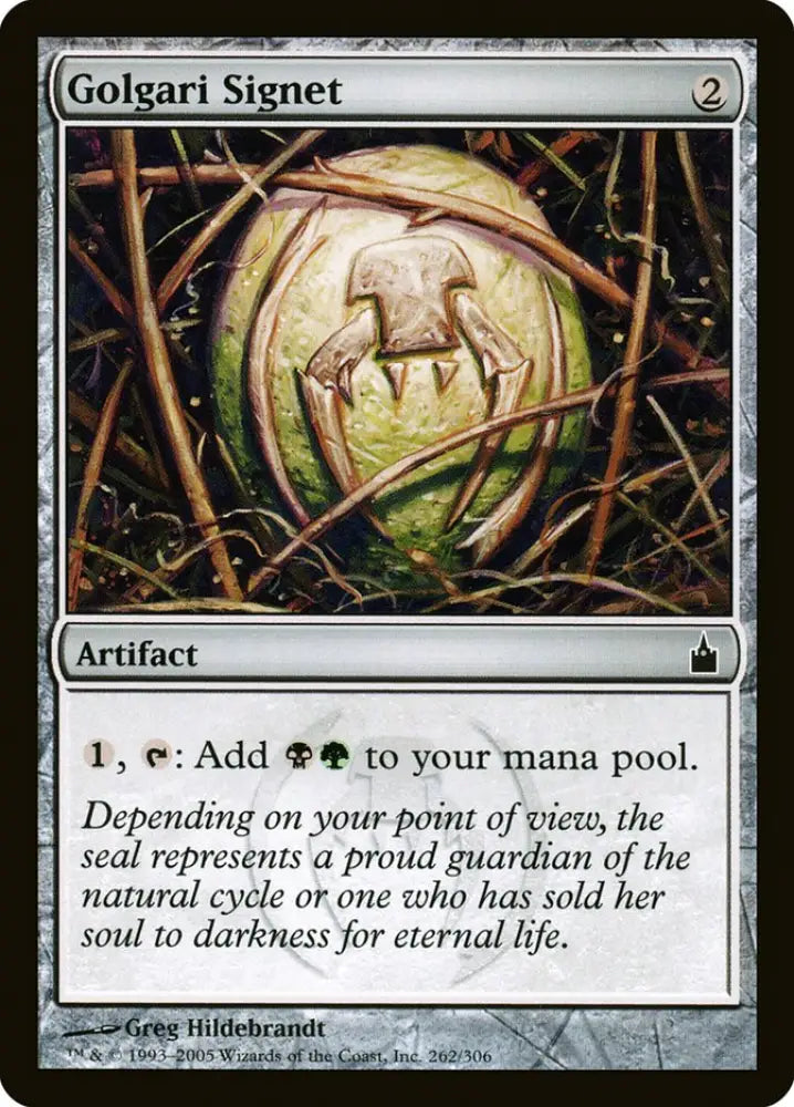 Golgari Signet [Ravnica: City of Guilds] - MTG Single