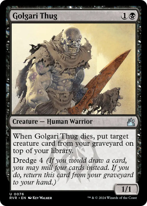 Golgari Thug [Ravnica Remastered] - MTG Single