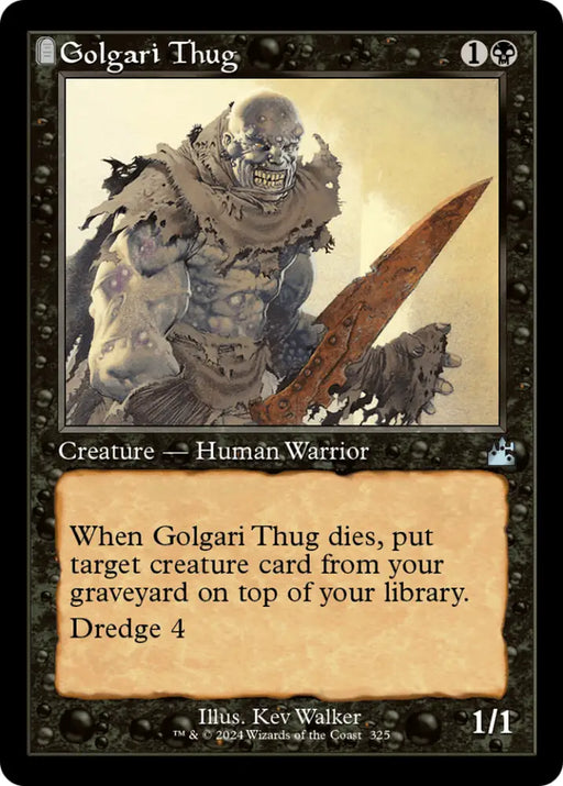 Golgari Thug (Retro Frame) [Ravnica Remastered] - MTG Single