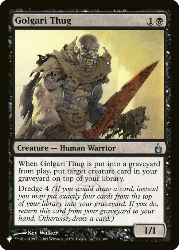 Golgari Thug [The List] - MTG Single