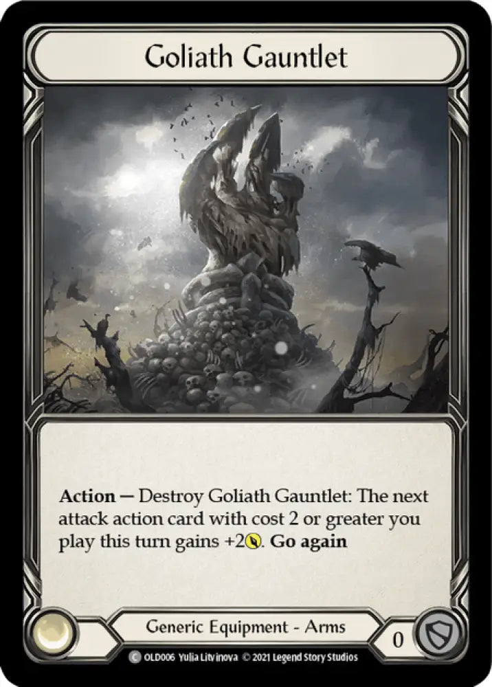 Goliath Gauntlet [Tales of Aria Blitz Deck] 1st Edition Normal - Flesh And Blood Single
