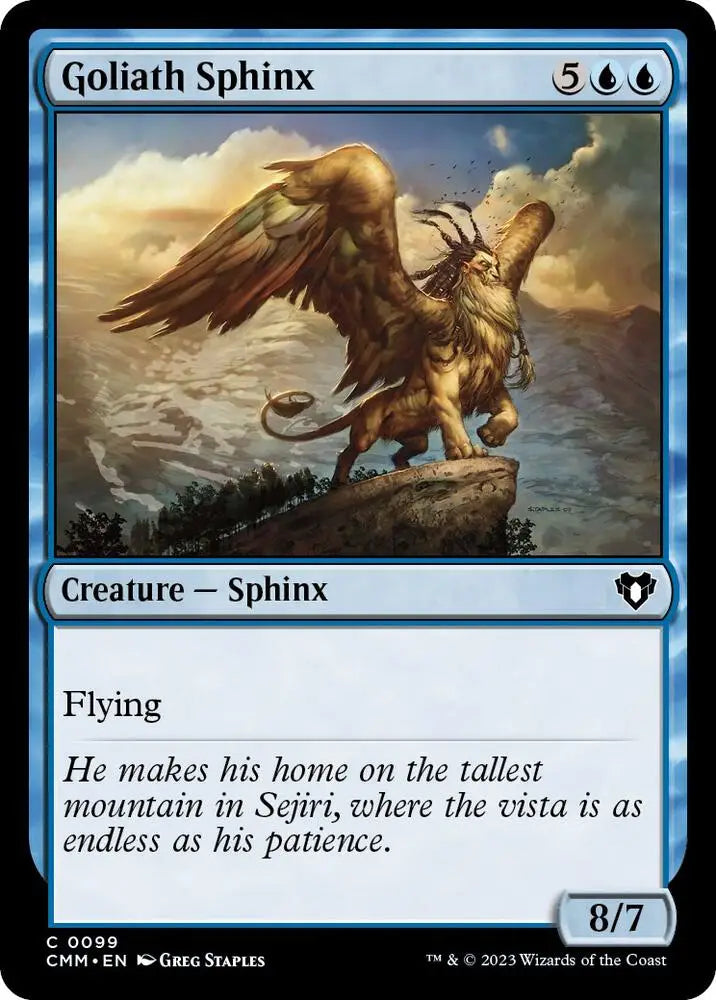 Goliath Sphinx (99) [Commander Masters]