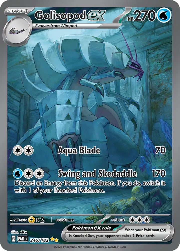 Golisopod ex (246/182) [Scarlet & Violet: Paradox Rift] - Pokemon Single