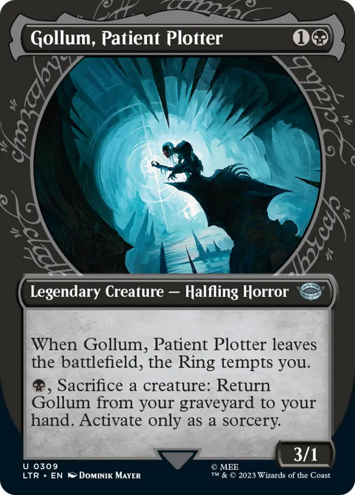 Gollum Patient Plotter (Showcase Ring Frame) [The Lord of the Rings: Tales of Middle-Earth] - MTG Single