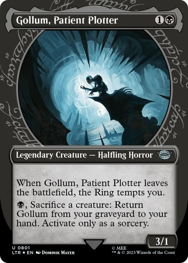 Gollum Patient Plotter (Showcase) (Surge Foil) [The Lord of the Rings: Tales of Middle-Earth] - MTG Single