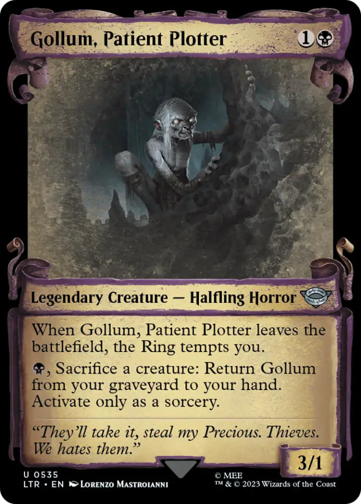 Gollum Patient Plotter [The Lord of the Rings: Tales of Middle-Earth Showcase Scrolls] - MTG Single