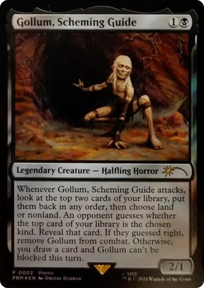 Gollum Scheming Guide [Resale Promos] - MTG Single