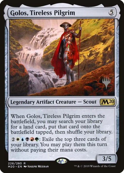Golos Tireless Pilgrim (Promo Pack) [Core Set 2020 Promos] - MTG Single
