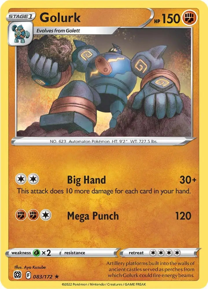 Golurk (083/172) [Sword & Shield: Brilliant Stars] - Pokemon Single