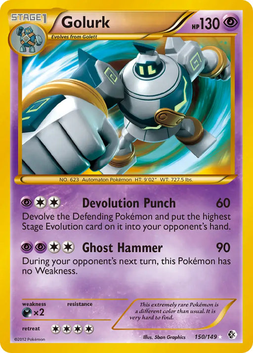 Golurk (150/149) [Black & White: Boundaries Crossed] - Pokemon Single