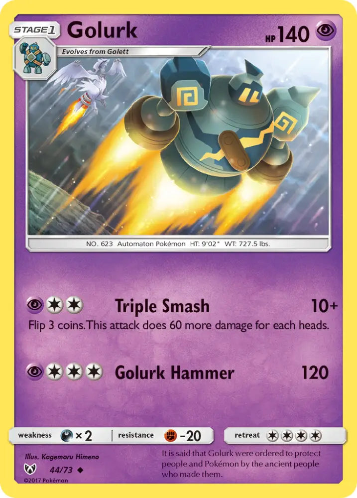 Golurk (44/73) [Sun & Moon: Shining Legends] - Pokemon Single