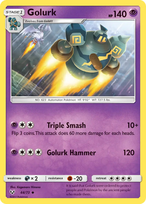 Golurk (44/73) [Sun & Moon: Shining Legends] - Pokemon Single