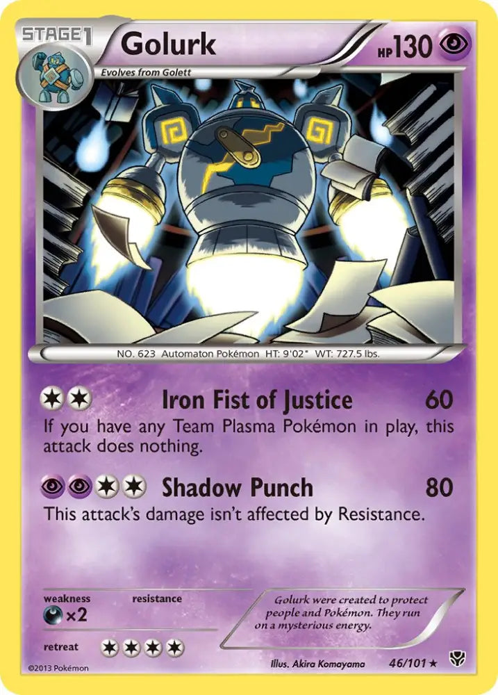 Golurk (46/101) (Theme Deck Exclusive) [Black & White: Plasma Blast] - Pokemon Single