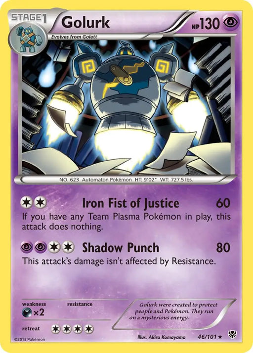 Golurk (46/101) (Theme Deck Exclusive) [Black & White: Plasma Blast] - Pokemon Single