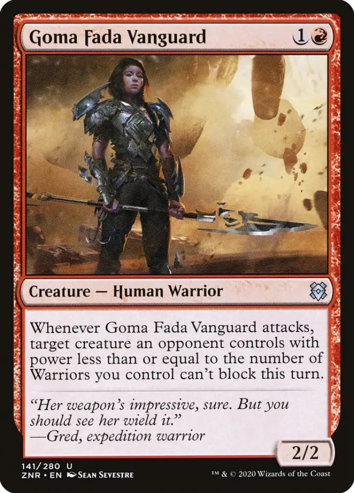 Goma Fada Vanguard [Zendikar Rising] - MTG Single