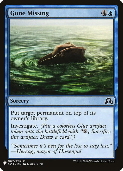 Gone Missing [Mystery Booster] - MTG Single