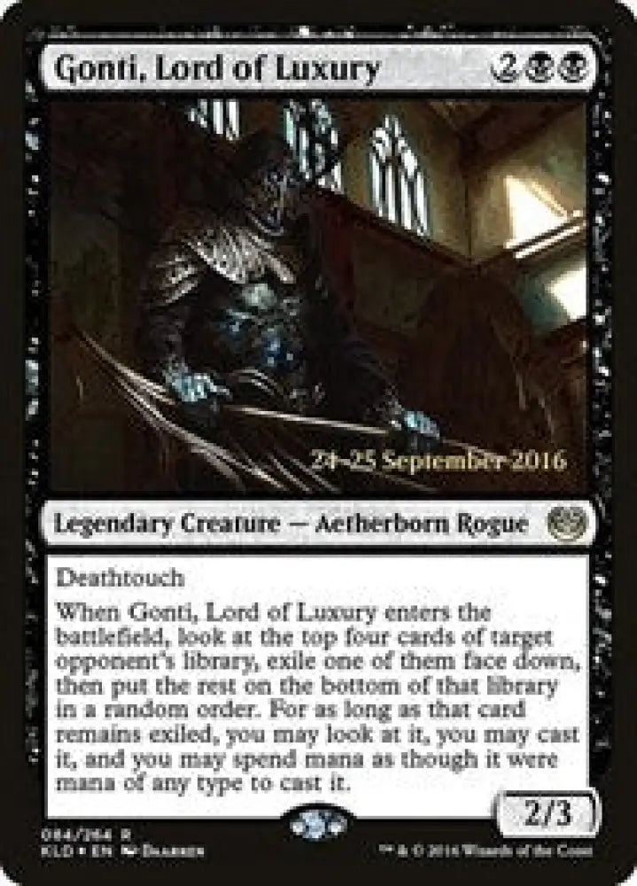 Gonti, Lord of Luxury (84) [Prerelease Cards]