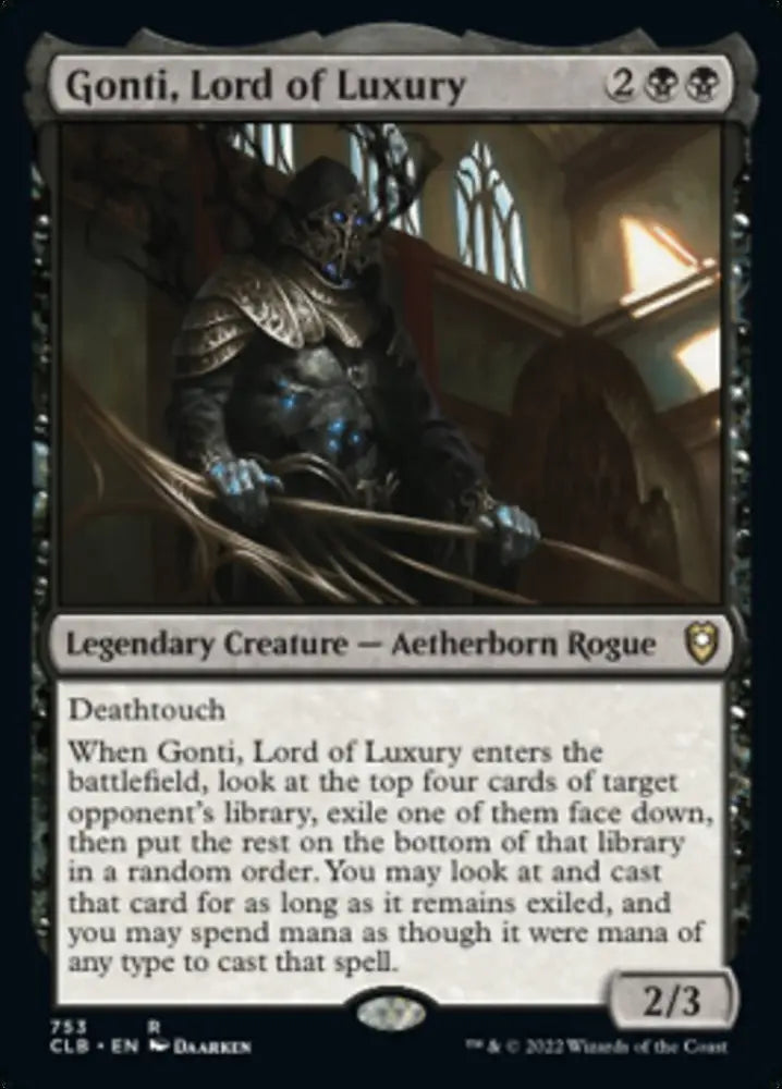 Gonti Lord of Luxury [Commander Legends: Battle for Baldur’s Gate] - MTG Single