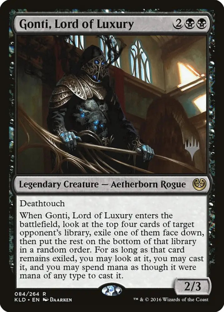 Gonti Lord of Luxury (Promo Pack) [Kaladesh Promos] - MTG Single