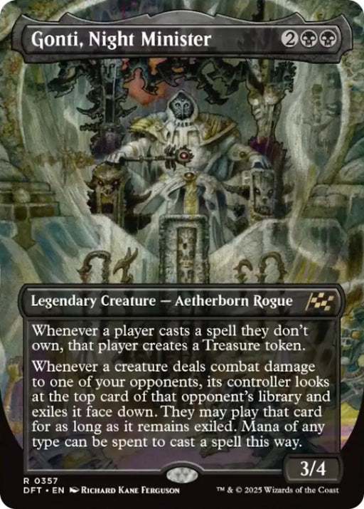 Gonti Night Minister (Borderless) [Aetherdrift] - MTG Single