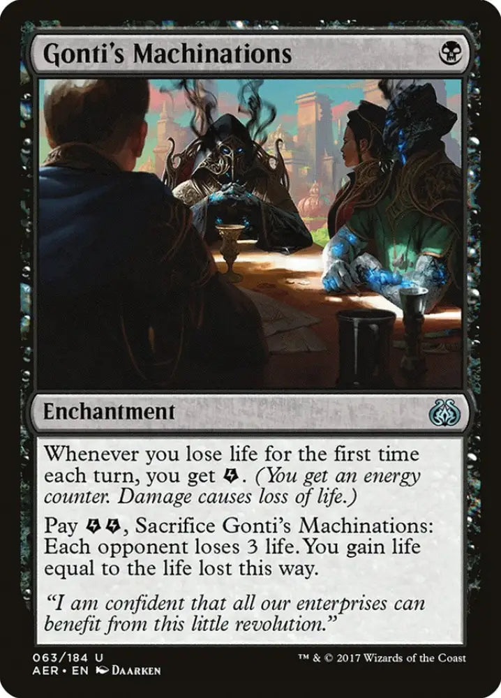 Gonti’s Machinations [Aether Revolt] - MTG Single