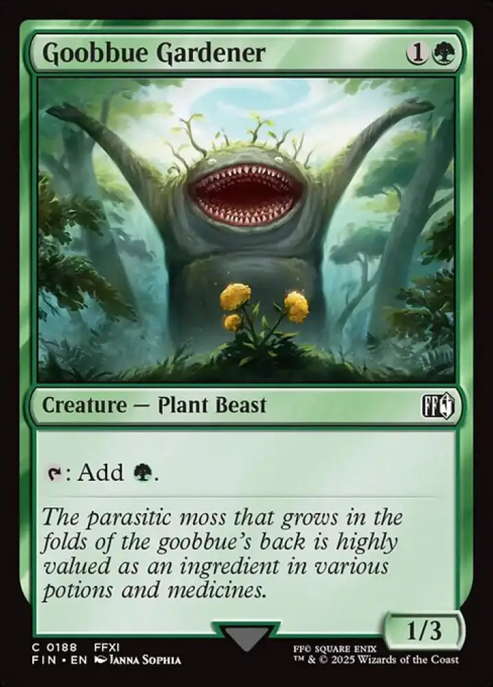 Goobbue Gardener (188) [Final Fantasy]