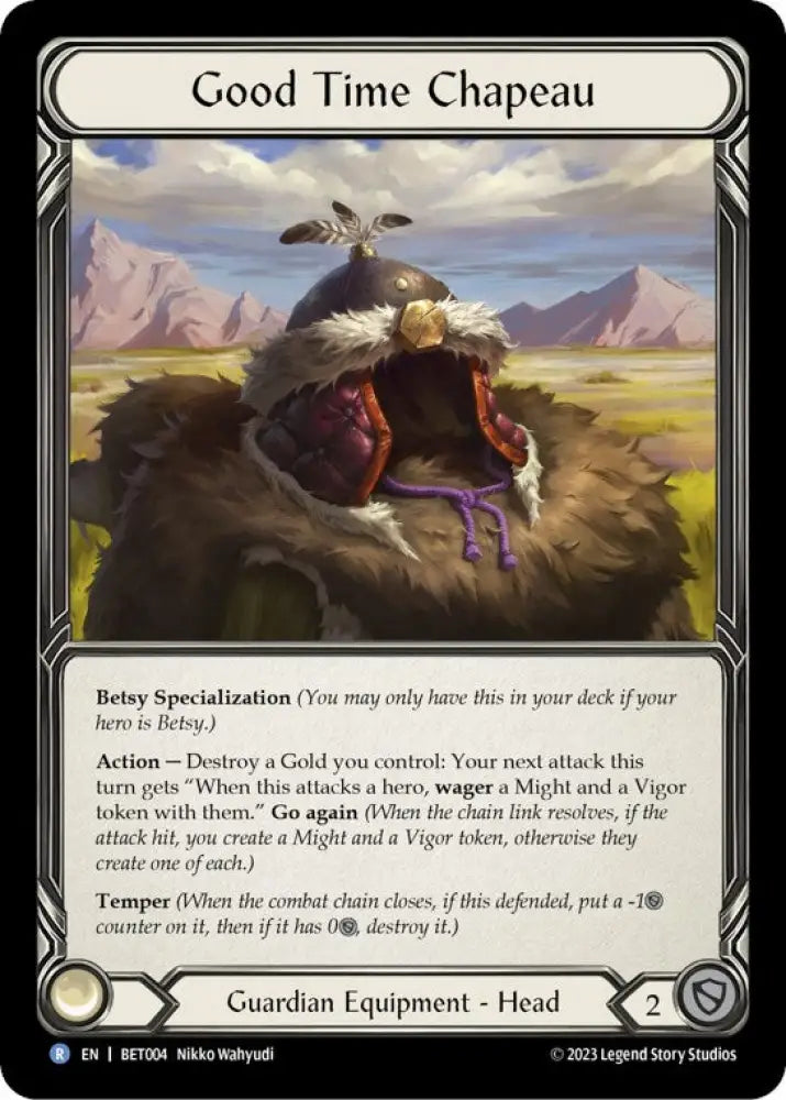 Good Time Chapeau [Heavy Hitters] (Betsy Blitz Deck) - Flesh And Blood Single