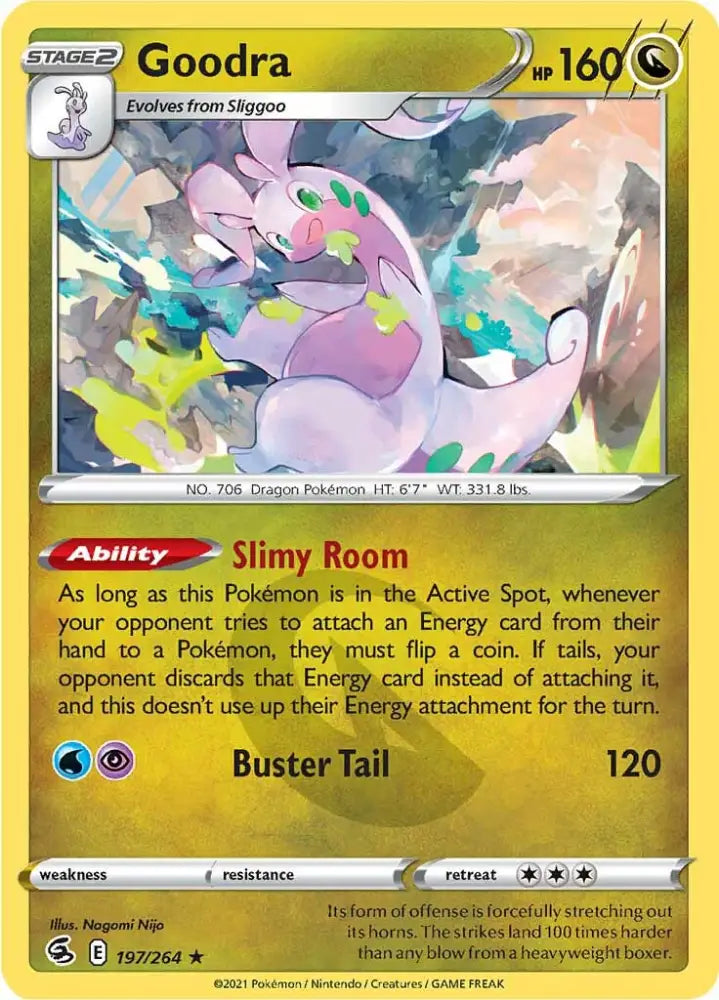 Goodra (197/264) [Sword & Shield: Fusion Strike] - Pokemon Single