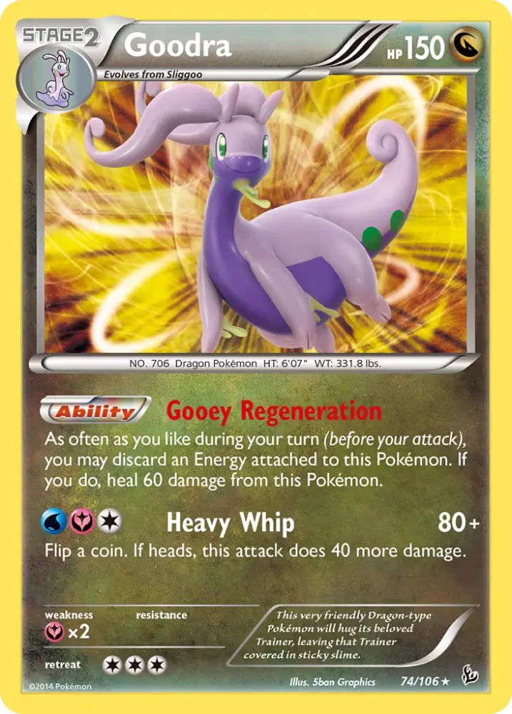 Goodra (74/106) [XY: Flashfire] - Pokemon Single