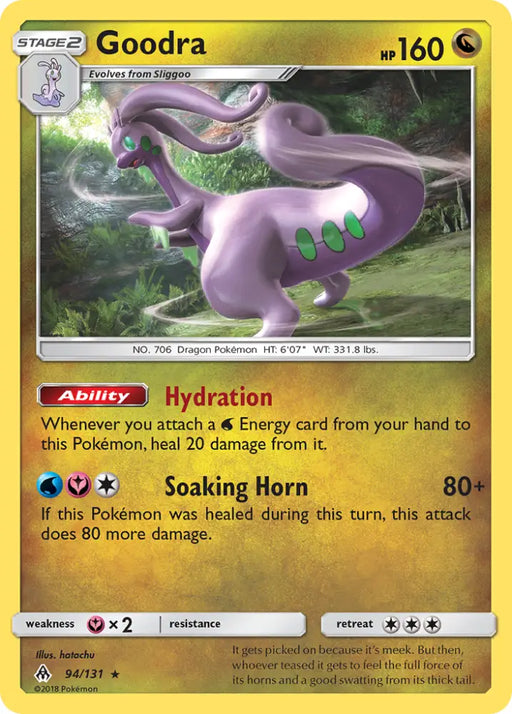 Goodra (94/131) [Sun & Moon: Forbidden Light] - Pokemon Single