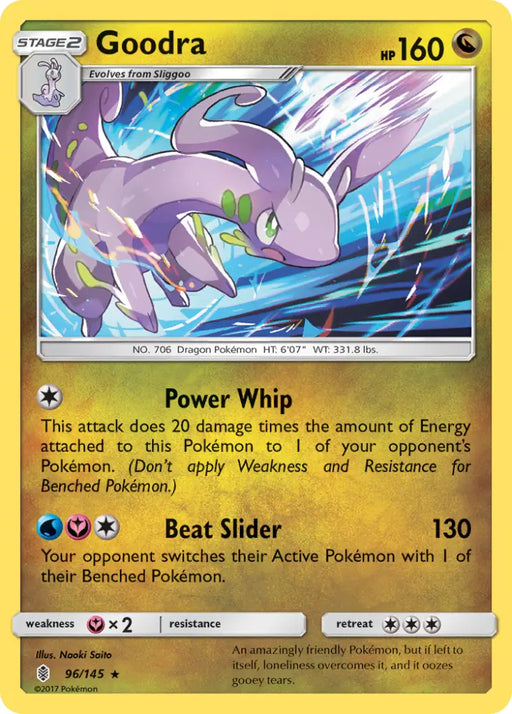 Goodra (96/145) [Sun & Moon: Guardians Rising] - Pokemon Single