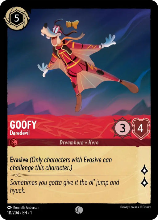 Goofy - Daredevil (111/204) [The First Chapter] - Lorcana Single