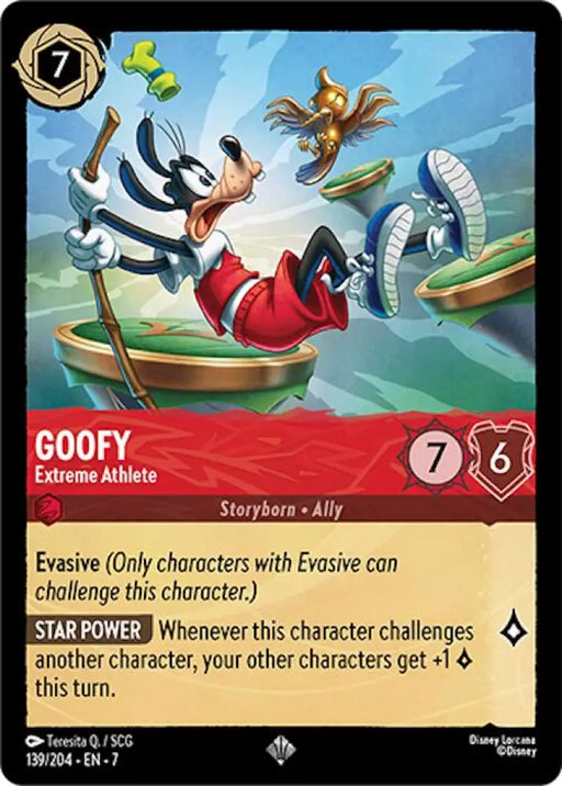 Goofy - Extreme Athlete (139/204) [Archazia’s Island] - Lorcana Single