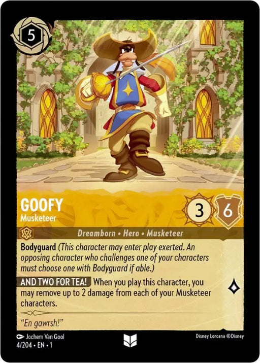 Goofy - Musketeer (4/204) [The First Chapter] - Lorcana Single