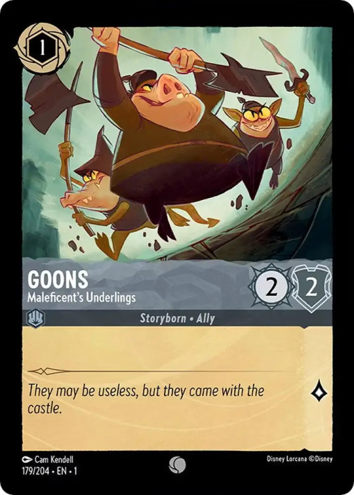 Goons - Maleficent’s Underlings (179/204) [The First Chapter] - Lorcana Single