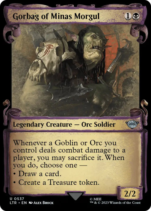 Gorbag of Minas Morgul [The Lord of the Rings: Tales of Middle-Earth Showcase Scrolls] - MTG Single