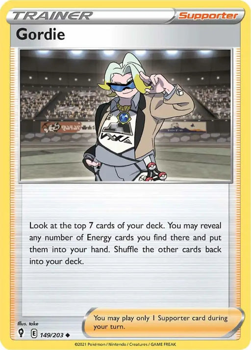 Gordie (149/203) [Sword & Shield: Evolving Skies] - Pokemon Single
