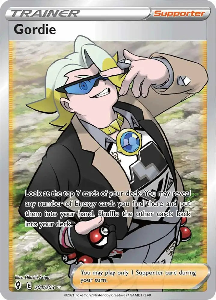 Gordie (201/203) [Sword & Shield: Evolving Skies] - Pokemon Single
