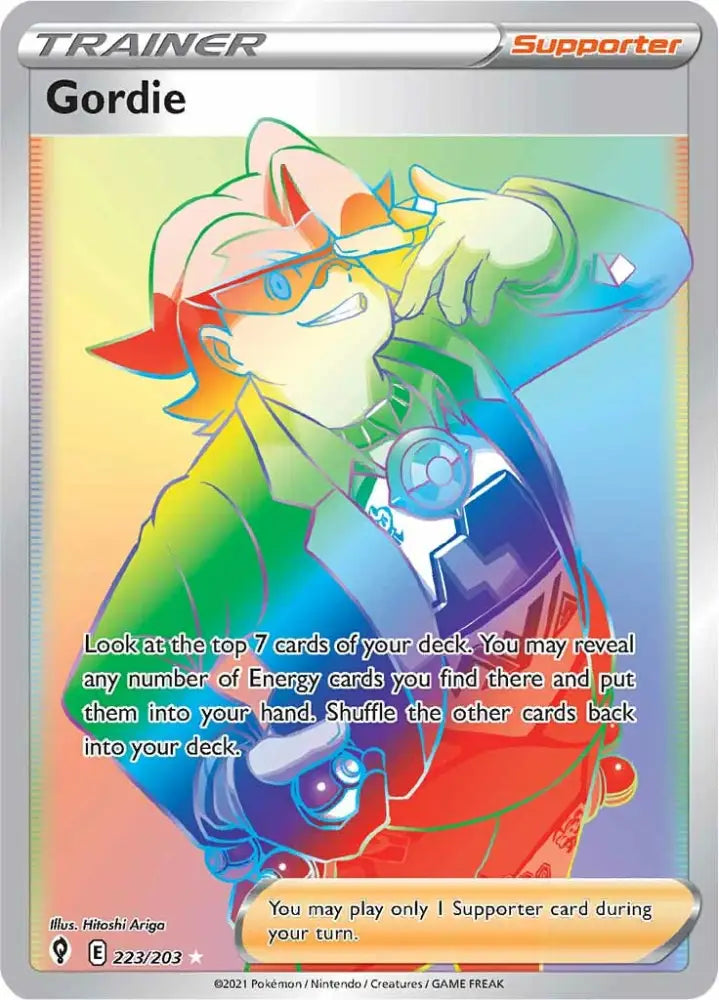 Gordie (223/203) [Sword & Shield: Evolving Skies] - Pokemon Single
