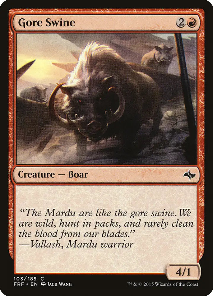 Gore Swine [Fate Reforged] - MTG Single