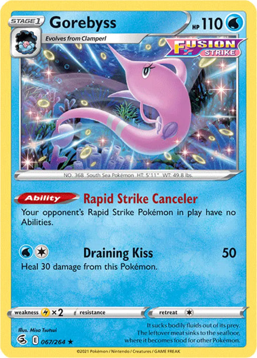 Gorebyss (067/264) [Sword & Shield: Fusion Strike] - Pokemon Single