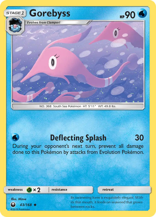 Gorebyss (43/168) [Sun & Moon: Celestial Storm] - Pokemon Single