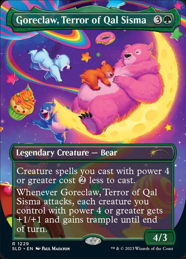 Goreclaw Terror of Qal Sisma (Borderless) [Secret Lair Drop Series] - MTG Single
