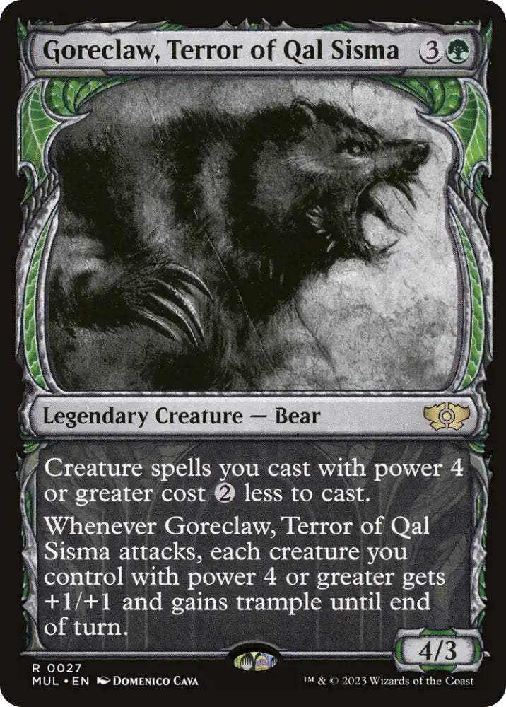 Goreclaw Terror of Qal Sisma [Multiverse Legends] - MTG Single