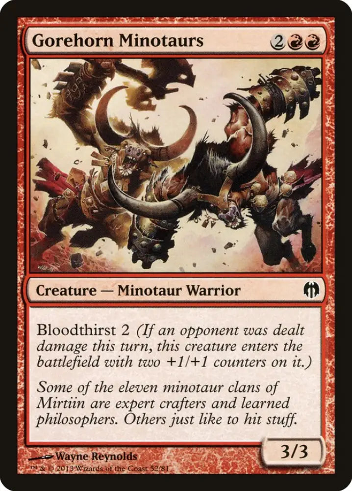 Gorehorn Minotaurs [Duel Decks: Heroes vs. Monsters] - MTG Single